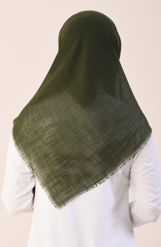 Plain Cotton Scarf Khaki 2377-03