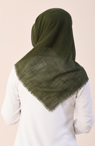 Plain Cotton Scarf Khaki 2377-03