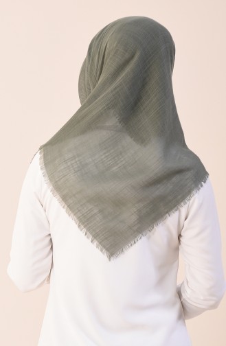 Plain Cotton Scarf Moldy Green 2377-12