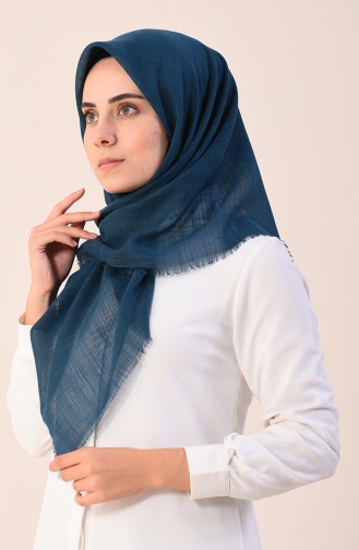 Plain Cotton Scarf Petroleum 2377-15