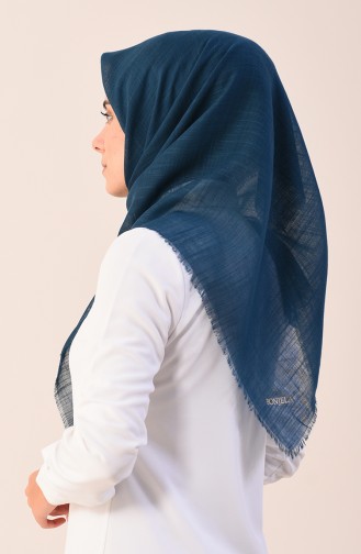 Plain Cotton Scarf Petroleum 2377-15