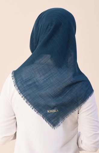 Plain Cotton Scarf Petroleum 2377-15