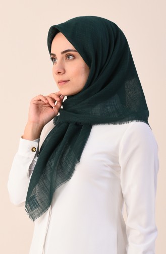 Plain Cotton Scarf Green 2377-18