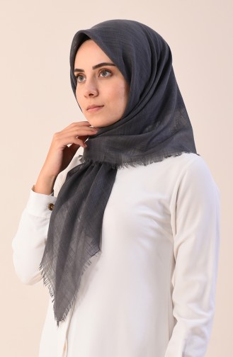 Plain Cotton Scarf Smoky 2377-23