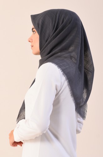 Plain Cotton Scarf Smoky 2377-23