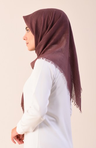 Plain Cotton Scarf Light Brown 2377-25