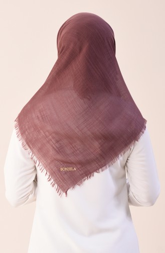 Plain Cotton Scarf Light Brown 2377-25