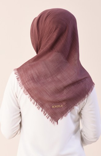 Plain Cotton Scarf Light Brown 2377-25