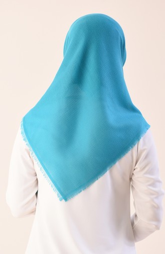 Plain Cotton Scarf Turquoise 901544-06