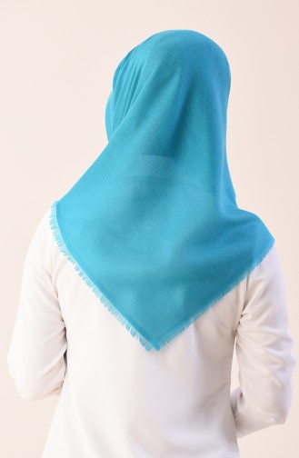 Plain Cotton Scarf Turquoise 901544-06