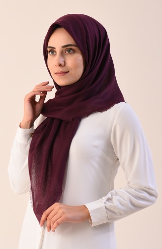 وشاح قطني سادة عنابي 901544-16