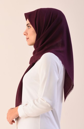 وشاح قطني سادة عنابي 901544-16