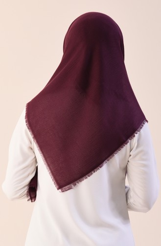 وشاح قطني سادة عنابي 901544-16