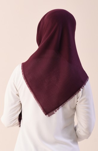 وشاح قطني سادة عنابي 901544-16