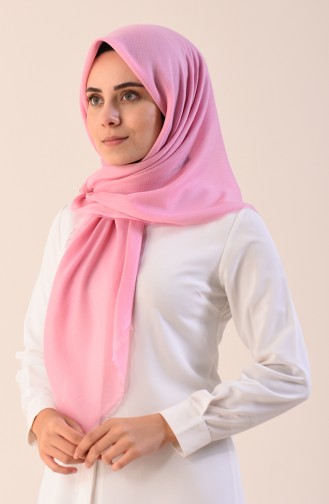 Plain Cotton Scarf Pink 901544-17