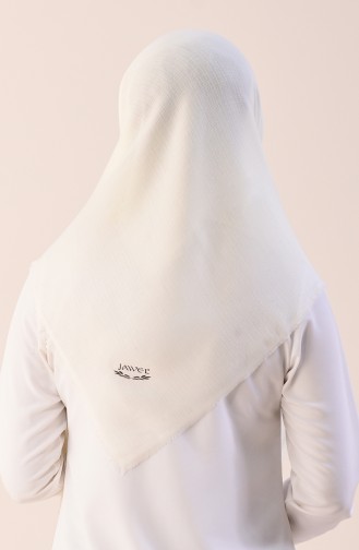 Plain Cotton Scarf Cream 901544-18