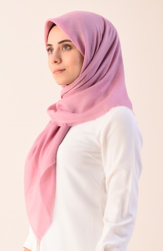 وشاح قطني سادة باودر داكن 901544-19