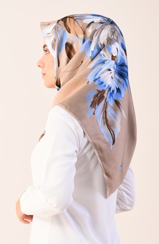 Karaca Patterned Rayon Scarf Beige 90608-06