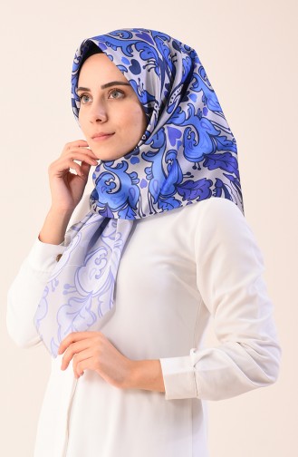 Printed Taffeta Scarf Stone color 95301-07