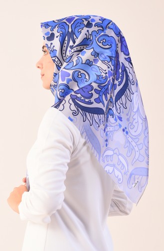 Printed Taffeta Scarf Stone color 95301-07