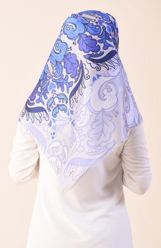 Printed Taffeta Scarf Stone color 95301-07