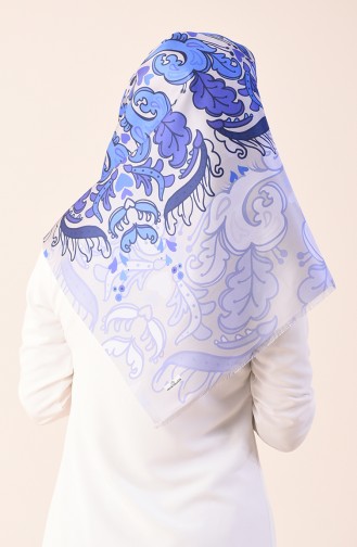 Printed Taffeta Scarf Stone color 95301-07