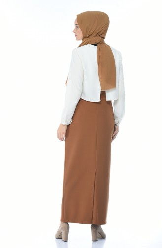 Lined style Skirt Cinnamon Color 8K2810000-01