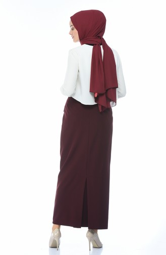 Lined style Skirt Dark Burgundy 8K2810000-02