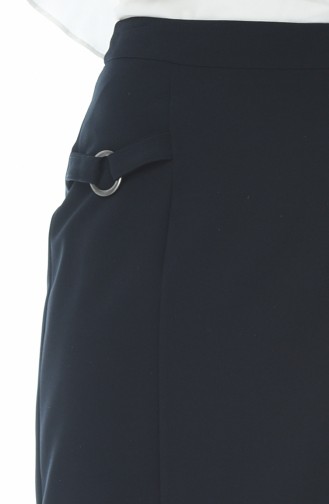 Lined style Skirt Navy Blue 8K2810000-03