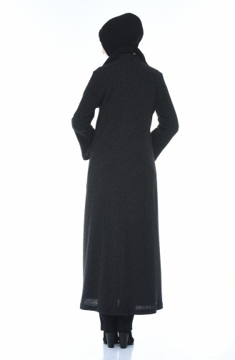 Abaya Tricot 1300-02 Noir 1300-02