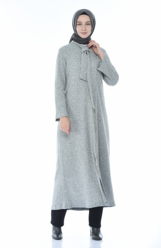 Tricot Abaya Gray 1300-06