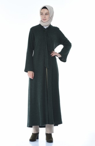 Abaya Tricot 1300-08 Vert emeraude 1300-08