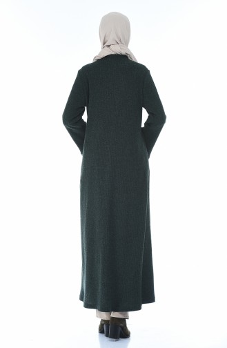 Tricot Abaya Emerald Green 1300-08