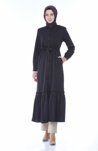 Rüschen Abaya 8214-02 Lila 8214-02