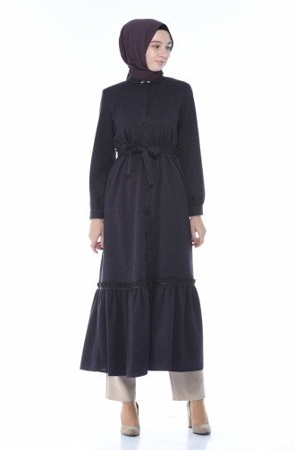 Rüschen Abaya 8214-02 Lila 8214-02