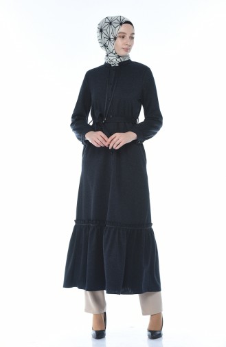 Abaya a Froufrous 8214-03 Bleu Marine 8214-03