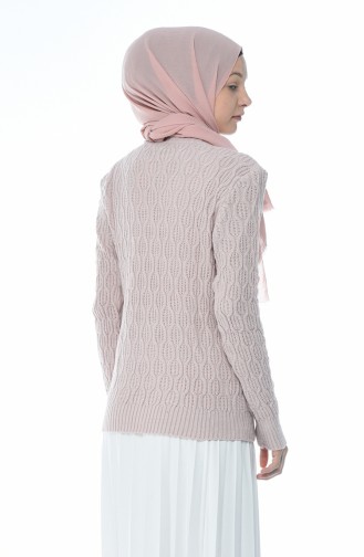 Tricot Pearl Sweater Powder 7701-10