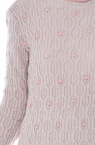 Tricot Pearl Sweater Powder 7701-10