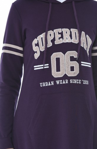 Purple İslamitische Jurk 9088-01