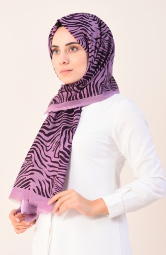 Patterned Cotton Shawl Magenta 901543-09