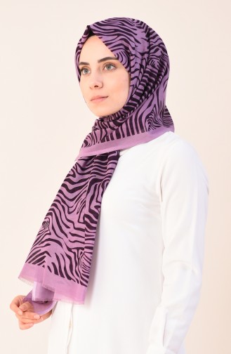 Patterned Cotton Shawl Magenta 901543-09