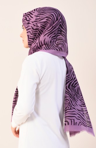 Patterned Cotton Shawl Magenta 901543-09