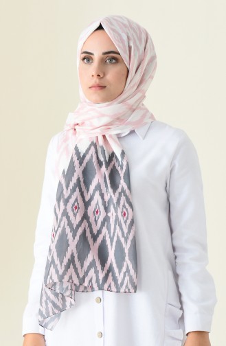 Patterned Cotton Shawl Powder 95300-05