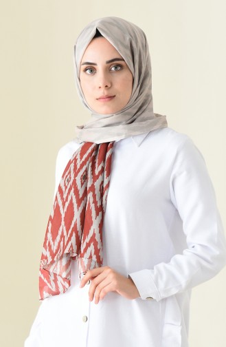 Patterned Cotton Shawl Beige 95300-08