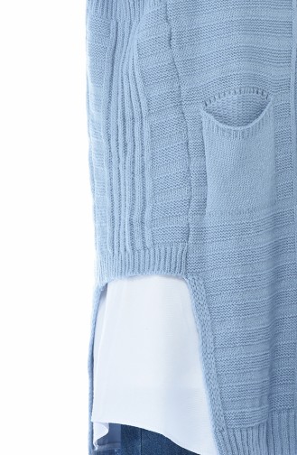 Salopet Tricot Sweater Blue 8028-01