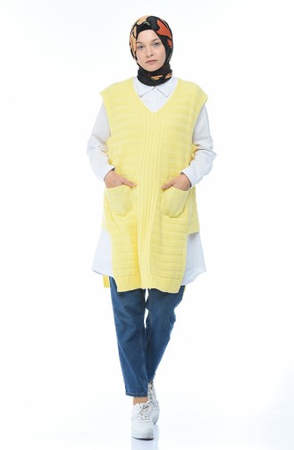 Pull Over Tricot 8028-02 Jaune 8028-02