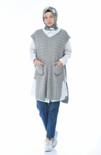 Pull Over Tricot 8028-03 Gris 8028-03