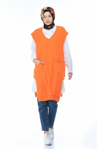 Pull Over Tricot 8028-04 Orange 8028-04