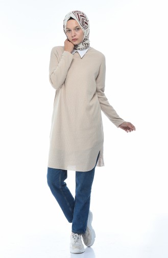 Yarasa Kol Tunik 4411-04 Bej