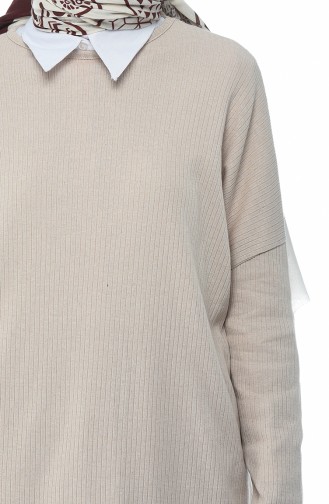 Yarasa Kol Tunik 4411-04 Bej
